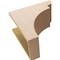 Ekena Millwork 9"W x 18"D x 18"H Classic Yorktown Rough Cedar Woodgrain TimberThane Corbel, Primed Tan CORUR09X18X18YORRCPR - alternate 4